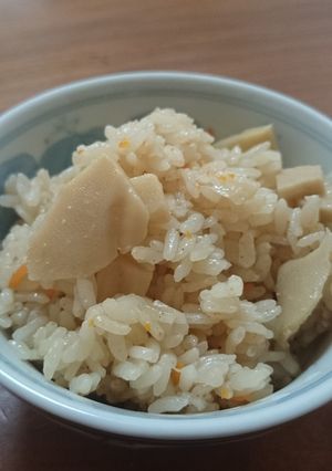 簡単あっさり味のたけのこご飯。-レシピのメイン写真