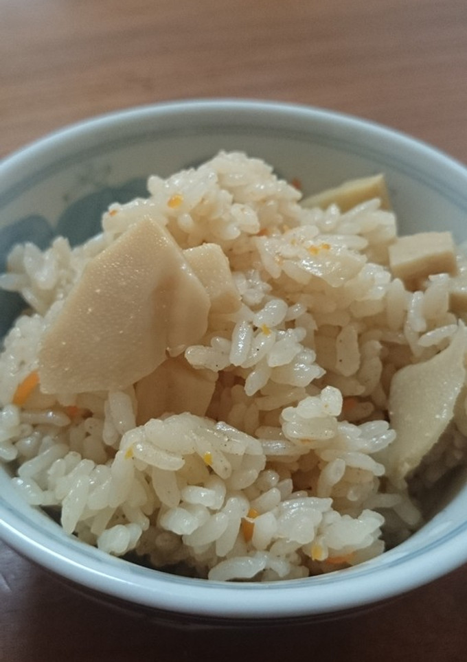 簡単あっさり味のたけのこご飯。-レシピのメイン写真