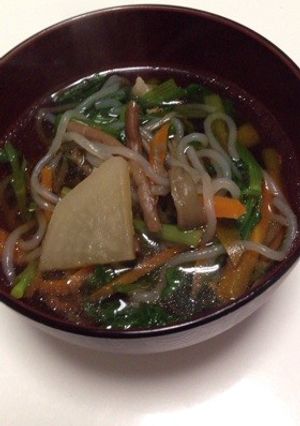 具だくさん雑煮☆ 醤油味-レシピのメイン写真