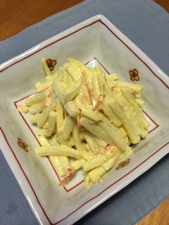 大根とカニカマのカレーマヨサラダ-レシピのメイン写真