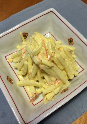 大根とカニカマのカレーマヨサラダ-レシピのメイン写真