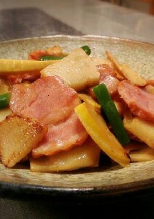 たけのことベーコン炒め-レシピのメイン写真