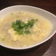 はと麦と挽肉のかき玉汁