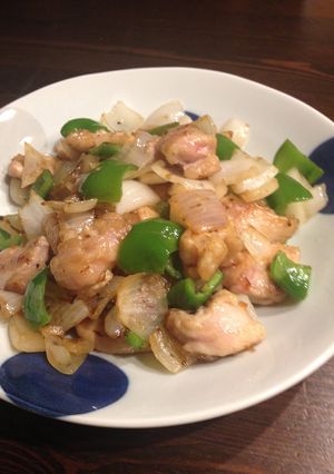 鶏肉と新玉ねぎのシンプル炒め-レシピのメイン写真
