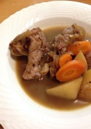 鶏肉と大根の赤ワイン煮-レシピのメイン写真