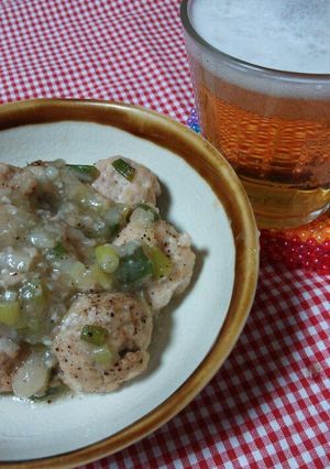 お豆腐肉団子 ☆ネギ塩あんかけ-レシピのメイン写真