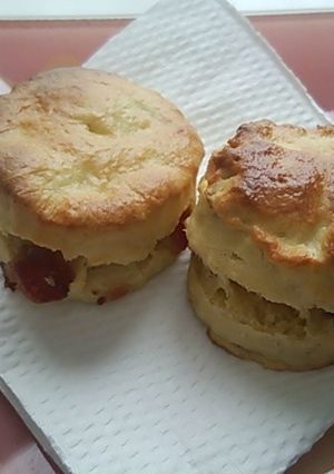 クランベリーのホットビスケット-レシピのメイン写真
