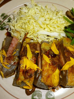 蒟蒻にハムを挟んでステーキ風-レシピのメイン写真