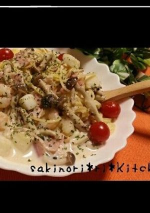 簡単♪豆乳パスタ-レシピのメイン写真