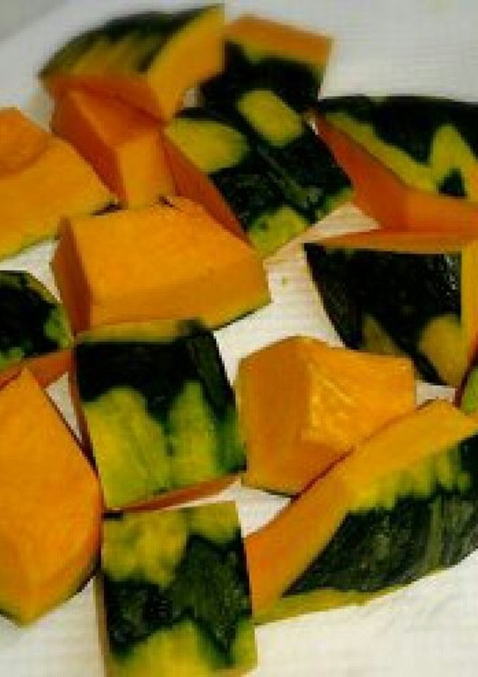 簡単 かぼちゃの皮むき 煮物用-レシピのメイン写真