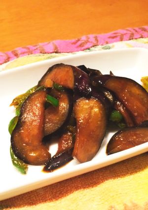 茄子とピーマンのサンバル炒め-レシピのメイン写真