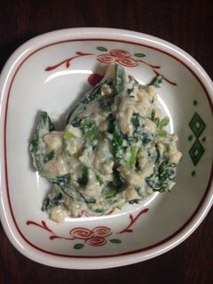 ほうれん草の白和え-レシピのメイン写真
