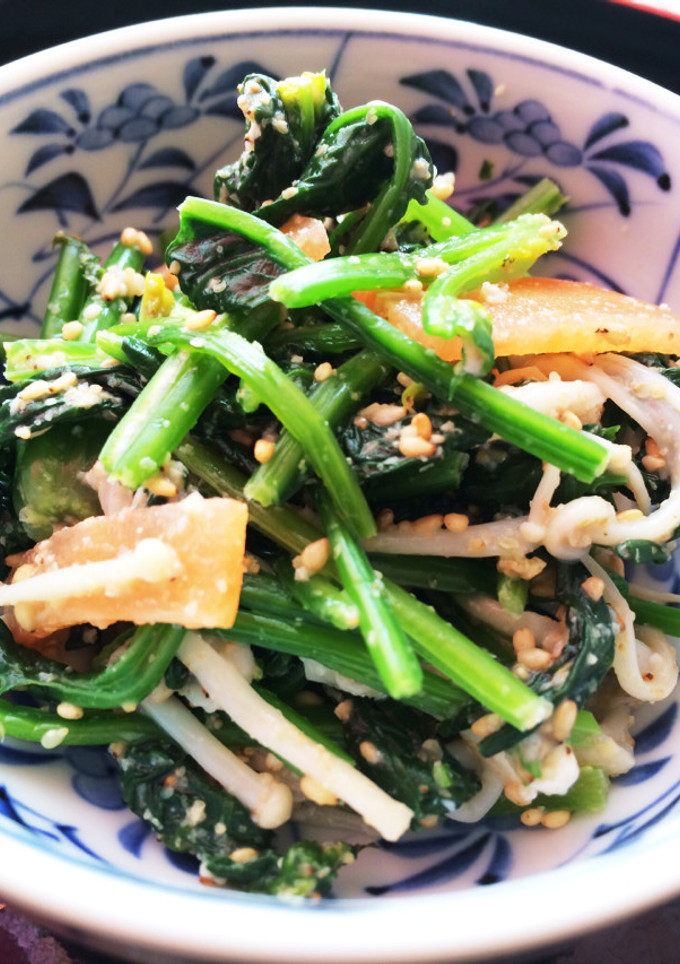 【簡単すぎ！】野菜の胡麻和え-レシピのメイン写真