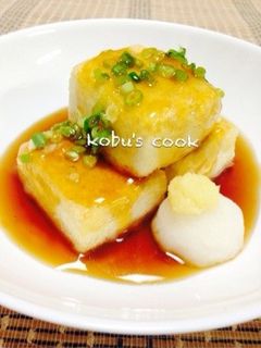 ♪とろ〜りあんかけ揚げ出し豆腐♪-レシピのメイン写真