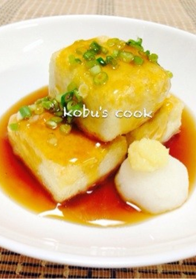 ♪とろ〜りあんかけ揚げ出し豆腐♪-レシピのメイン写真
