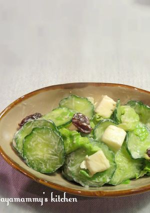 きゅうりとキャベツとチーズのサラダ♪-レシピのメイン写真