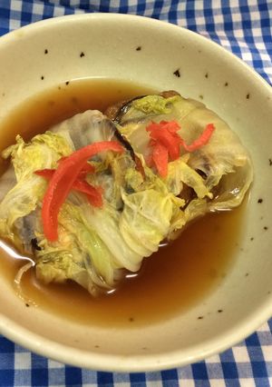 仙台の油麩＆椎茸の白菜ロール♪-レシピのメイン写真