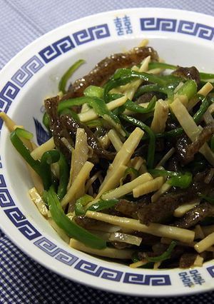 青椒蒟蒻【こんにゃくの青椒肉絲風】-レシピのメイン写真