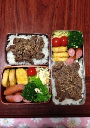 中学男子のスタミナ弁当-レシピのメイン写真