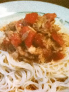 ツナとトマトのぶっかけ素麺-レシピのメイン写真