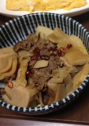 簡単☆牛肉とたけのこの甘辛煮-レシピのメイン写真