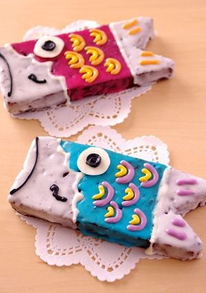 ココアパウンドで簡単こいのぼりケーキ-レシピのメイン写真