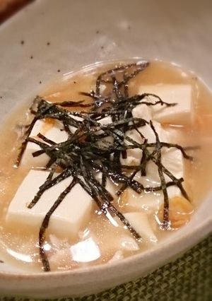 簡単☆豆腐の干し海老あんかけ-レシピのメイン写真