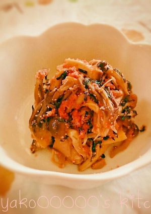 簡単美味しい♪きのこの明太バターソテー-レシピのメイン写真