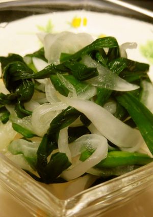 新玉ねぎとニラの酢の物♪-レシピのメイン写真