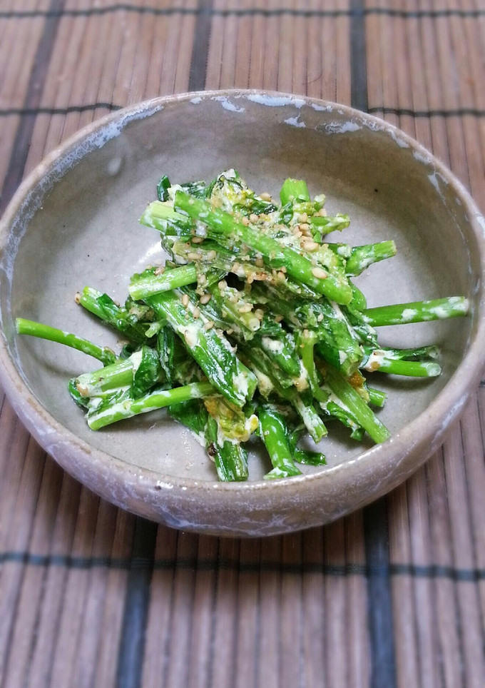 菜の花のマヨネーズだけ炒め♪-レシピのメイン写真