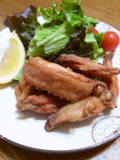手羽中の唐揚げ♪-レシピのメイン写真