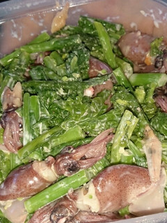 菜っ葉とホタルイカのカラシ和え★-レシピのメイン写真