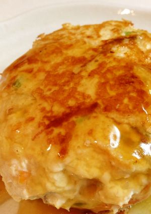 野菜もたっぷり☆鶏挽肉と豆腐のハンバーグ-レシピのメイン写真