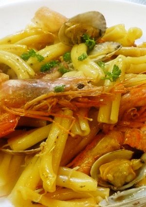 海老みそパスタ♪濃厚味でワインもすすむ♪-レシピのメイン写真