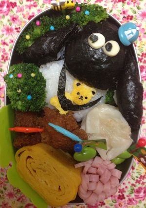 キャラ弁 NHK子ヒツジのティミー！-レシピのメイン写真