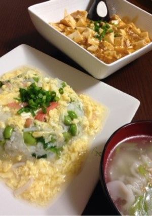 カニカマあんかけチャーハン-レシピのメイン写真