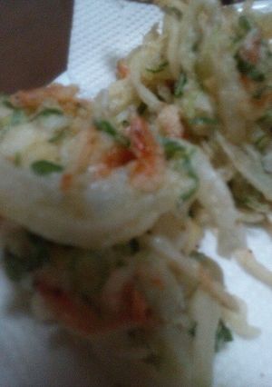サクッ葉玉ねぎ&新玉ねぎ&桜えびかき揚げ-レシピのメイン写真