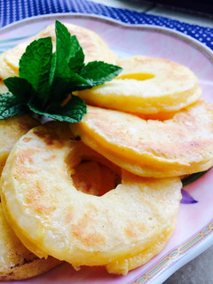 簡単おやつ♪パイナップルのパンケーキ-レシピのメイン写真