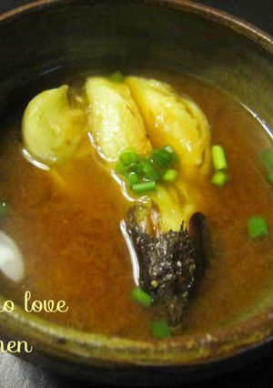 ナス好きさんへ♡丸ごと焼きナス✿お味噌汁-レシピのメイン写真