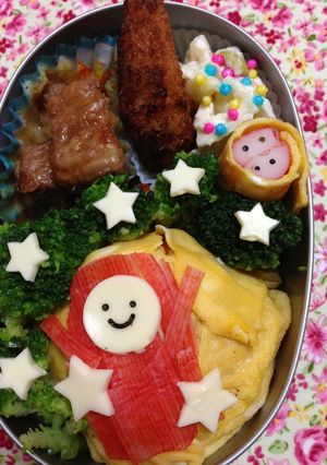 キャラ弁 足立区ゆるキャラ ビュー坊-レシピのメイン写真