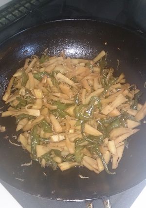 京のおばんざい たけのこと万願寺の炒め煮-レシピのメイン写真