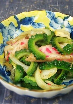 ゴーヤとさつま揚げの炒め物-レシピのメイン写真