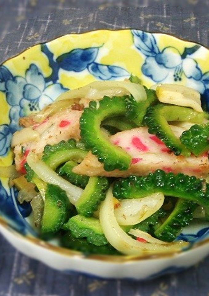 ゴーヤとさつま揚げの炒め物-レシピのメイン写真