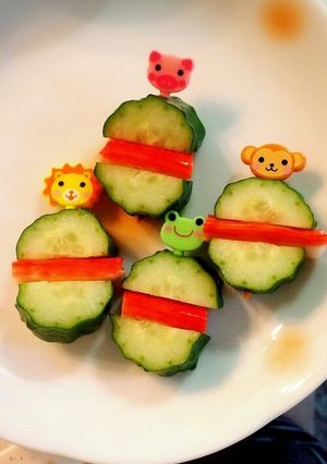 お弁当に☆きゅうりとカニかまピック❀-レシピのメイン写真