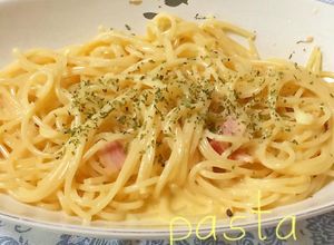 低脂肪生クリームで簡単カルボナーラ-レシピのメイン写真