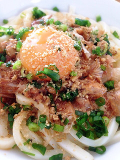 ラー油が美味しい!納豆たまご冷うどん♡-レシピのメイン写真