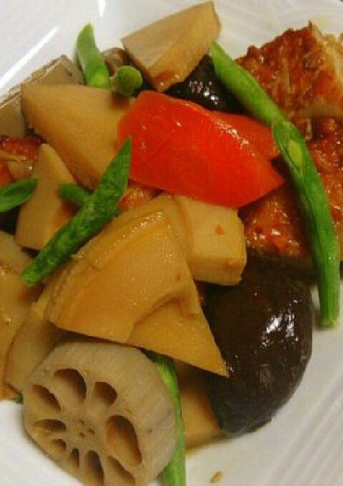 筍と根菜とさつま揚げのお煮しめ-レシピのメイン写真