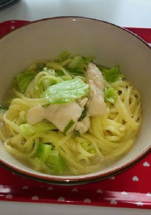 鶏肉とキャベツたっぷりラーメン-レシピのメイン写真