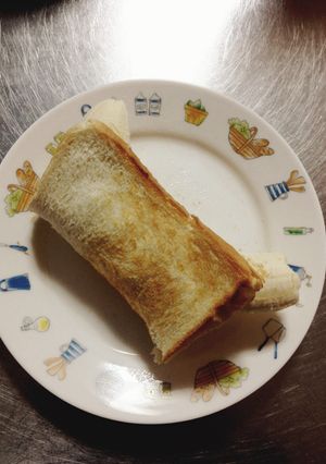 はさむだけ！簡単バナナトースト-レシピのメイン写真