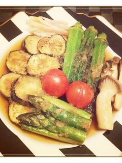 超簡単!野菜の焼き浸し-レシピのメイン写真